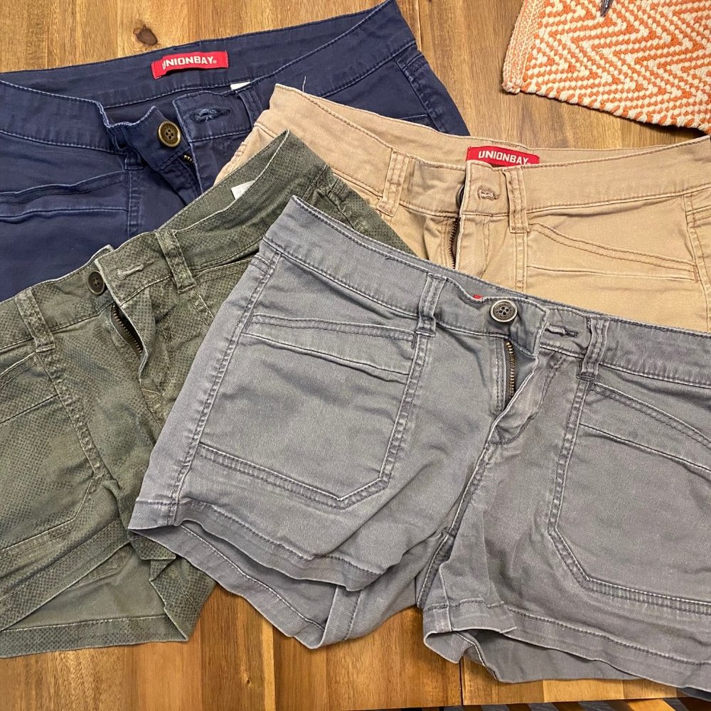 UNIONBAY Womens Delaney shorts (4 pairs)